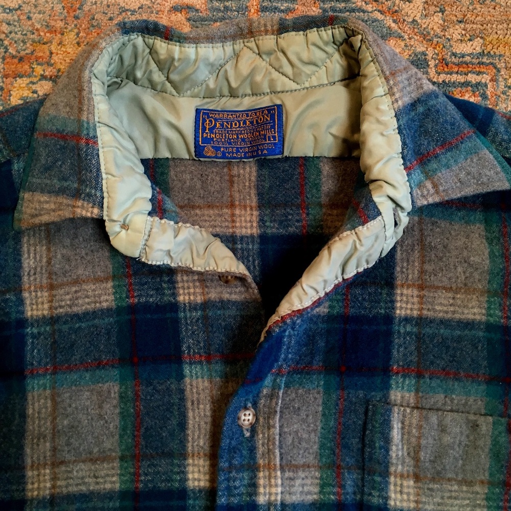 Vintage Pendleton wool button down flannel